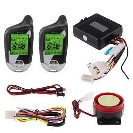 YN MageTech YNEM211 Motorcycle Alarm System with Remote Start, Built-in Sensors, Anti-Hijacking Protection, fits for Most DC12V Motorcycle Bikes