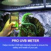 REPTI ZOO UVB Index Meter Handheld Reptile Lamp UV Detector,