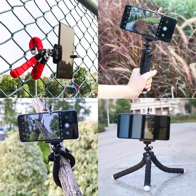 Smartphone Tripod, Selfie Tripod, Flexible, Small and Lightweight, Rotatable Mini