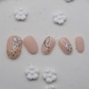 CHOK: 08 Butterfly Handmade nail tip - Coffin / CHOK