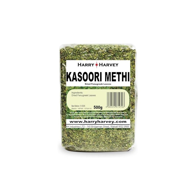 Harry Harvey 500g Kasoori Methi Dried Fenugreek Leaves
