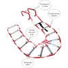 WINSENSE Retractable Fire Escape Ladder 2 Story Homes, 15 Foot