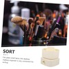 WOONEKY Rotating Makeup Brush Holder Organizer Drawer Spinning Design for