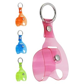Golf Ball Holder Clip | Keychain Storage Bag Golf Pouch - Keychain Belt Clip Carry Bag, Transparent Protective Golf Ball Holder, Golf Tee Bag for Men Women