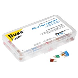 Bussmann CDY10TRY-MICRO Automotive ATR and ATL Micro Fuse Assortment Tray - 10 Cavity, 55 Fuses, 1 Pack