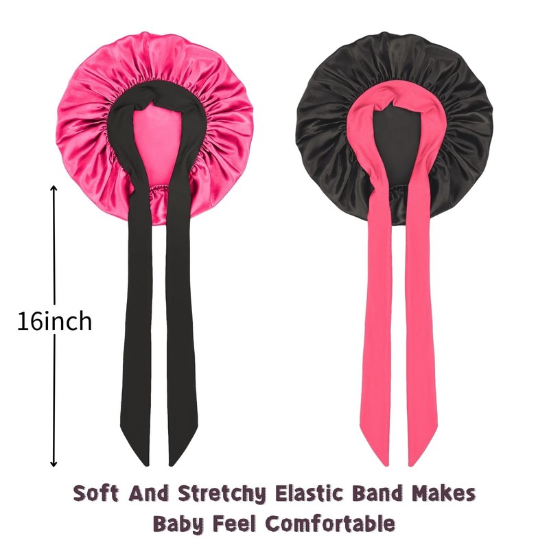 Gorro de pelo de seda satinado: 2 capos para niños