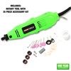 OEMTOOLS 24664 Rotary Tool with 35 Piece Accessory Kit, Green