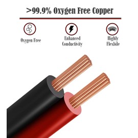 GS Power 100% Copper 16 AWG (American Wire Gauge) Automotive Primary Wire 4 Roll Color Combo (100 Feet Roll, 400 FT total) for Low Voltage Car Audio Video Stereo Trailer Harness Wiring