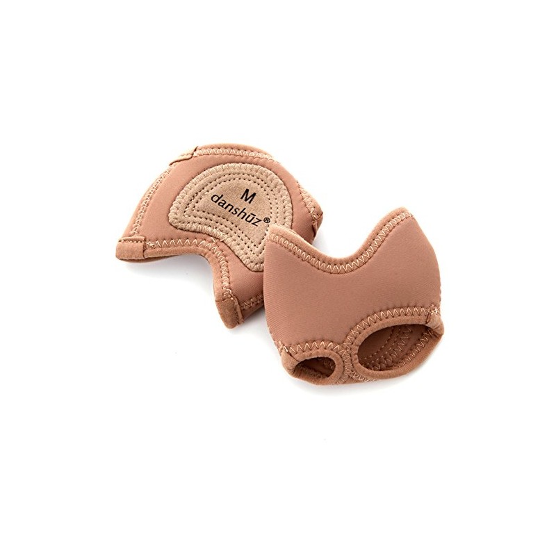 Neoprene Half Sole Lyrical Dance Footwear in Black Medium