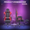 Homall Gaming Chair, Computer Chair with Footrest and Massage Lumbar