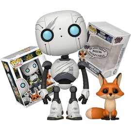 Funko The Wild Robot - Roz with Fink & Brightbill Buddy + ToyBop Protector: Pop! Movies Animation Figure (Bundled with Pop Protector Collector Case Box Gift Set)