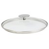 Cristel K16P Domed Glass Lid, 6.5", Silver