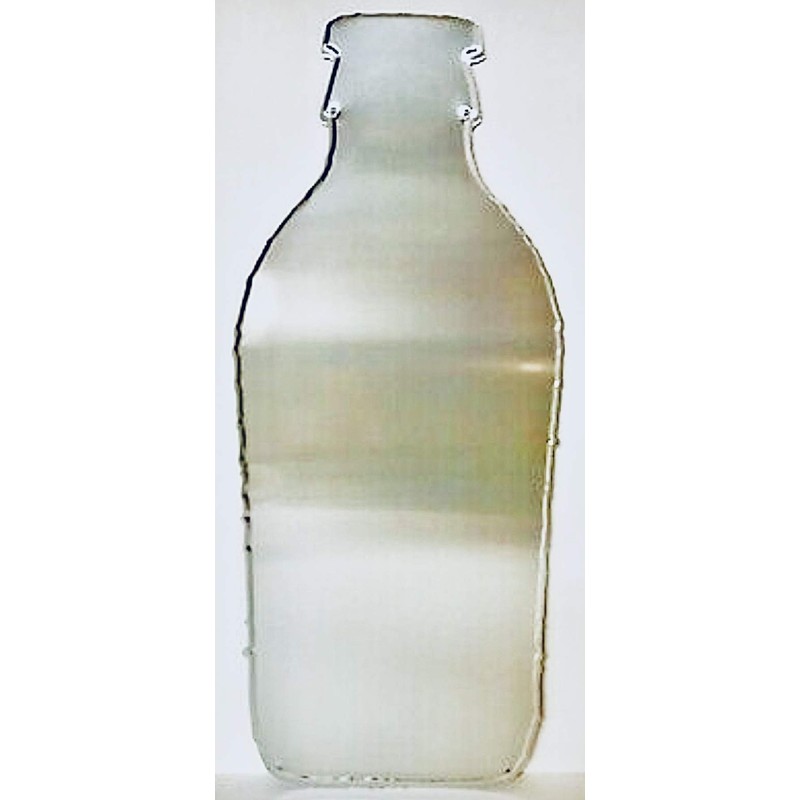 Red Stripe Beer Bottle Shape Tin Tacker Sign - 24"