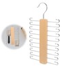 Tie Storage Hanger 20 Hooks Belt Organizer Multi Hook 360