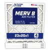 Filter King 23x20x1 Air Filter 4-PACK MERV 8 Actual Size