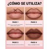 Erinde Lápiz Delineador de Labios en tono Crema Mate,Larga Duración,#03