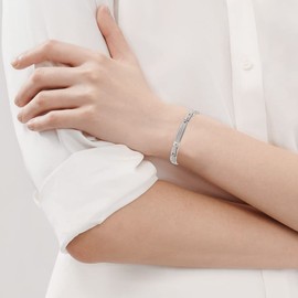 Pure Titanium Germanium Bracelet, For Women (99.999% Purity), Lightweight, Anti-Static, Strongest, Core Force, Popular, Hematite, Stylish, Women's, Titanium, Germanium