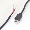 ELNONE 1M/3.3FT Micro USB Pigtail Male,22AWG 5V 3A Micro USB