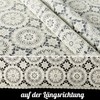Tablecloth Washable Oilcloth Lace Vinyl Crochet Lace Look 100 x