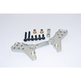 GPM DT-03 Tuning Parts Aluminium Rear Shock Tower – 1 Piece Silver