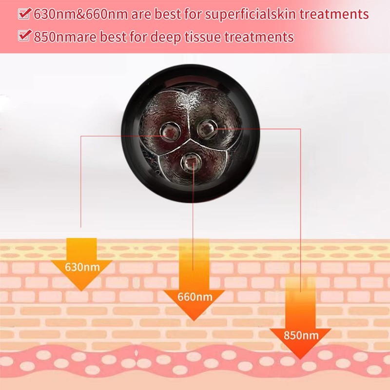 YZYOE Infrared Light Therapy for Joint and Muscle Pain. Red