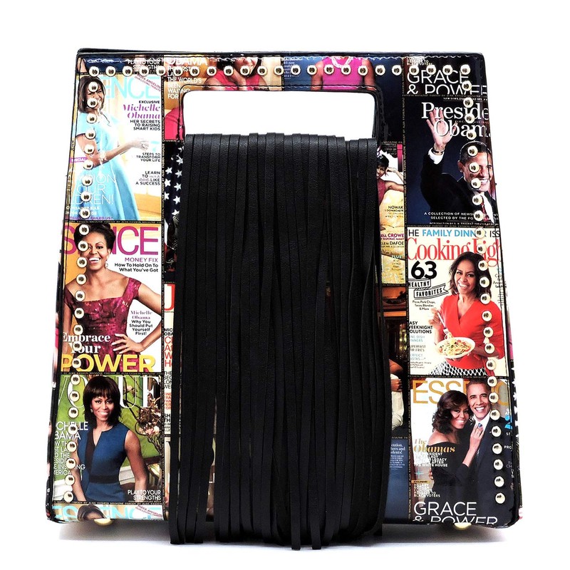 Amy & Joey Glossy Magazine Cover Collage Michelle Obama Printed