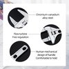 Vierone 1 PCS Adjustable Spanner Wrench 6-68 mm Opening Wide