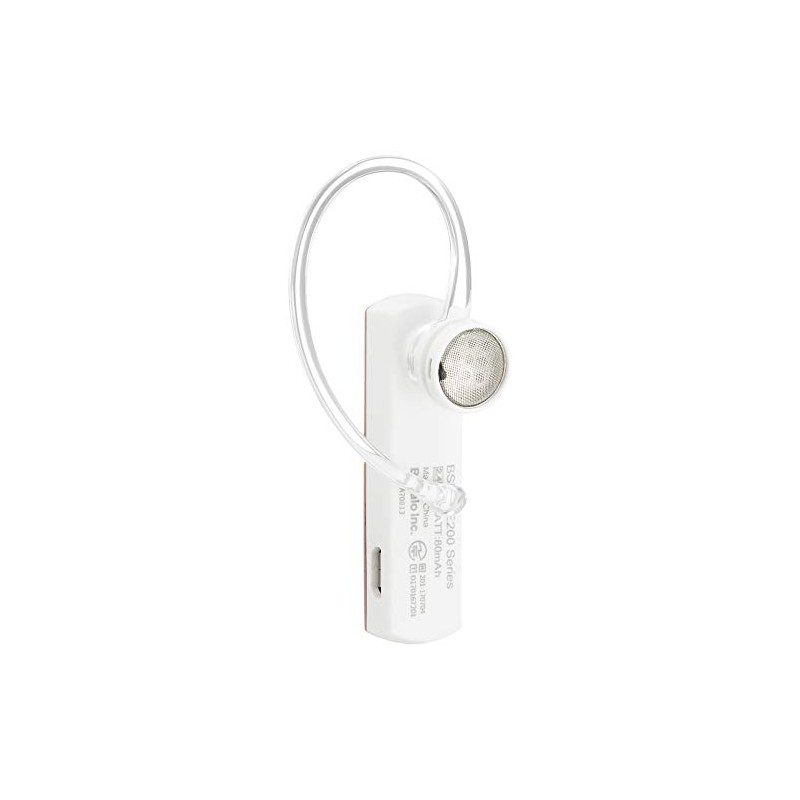 BUFFALO Bluetooth 4.1 Compatible Single Ear Headset Pink BSHSBE205PK