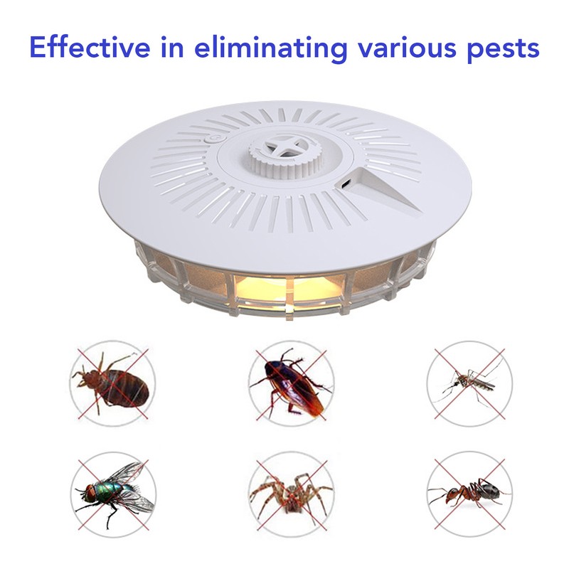 Flea Trap Dome USB Non Toxic Safe Odorless Natural Flea