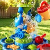 JUKUDAHU Water Table for Kids Ages 4-8 with Water Pump