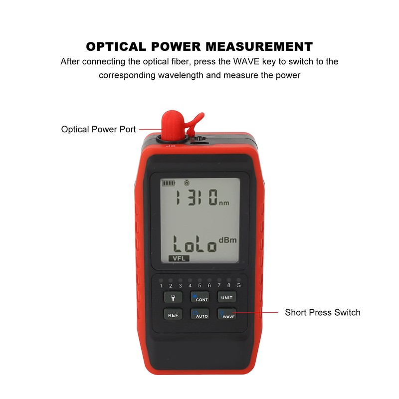 Optical Power Meter Network Line Finder Wire Tracer Integrated Fiber