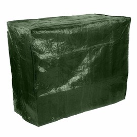 SUL Trolley BBQ Heavy Duty Waterproof Barbecue Grill Cover with Corner Eyelets and Dust Proof, Outdoor Gas Grill Cover Windproof, Anti-UV, Tear Resistant Size–91 X 55 X 53cm – Green