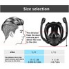 Snorkel Mask,Full face Diving mask,Double Tube Breath Separation,Anti Fog Anti