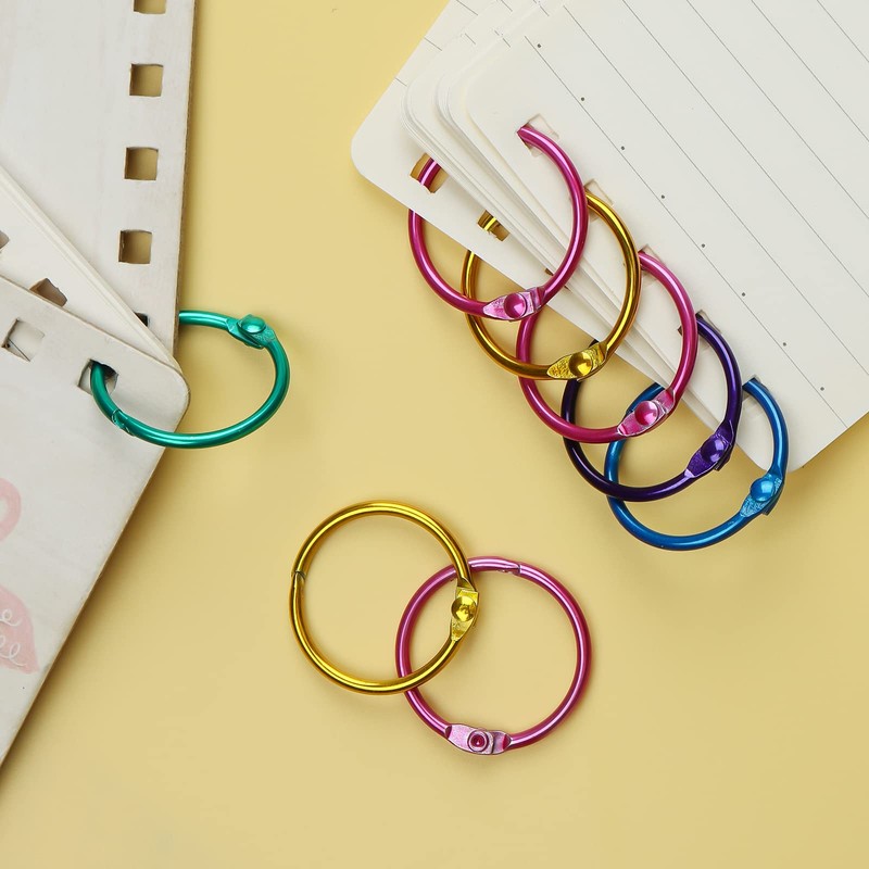 MUSCELL Binder Rings, Loose Leaf Rings,Office Book Rings - 1