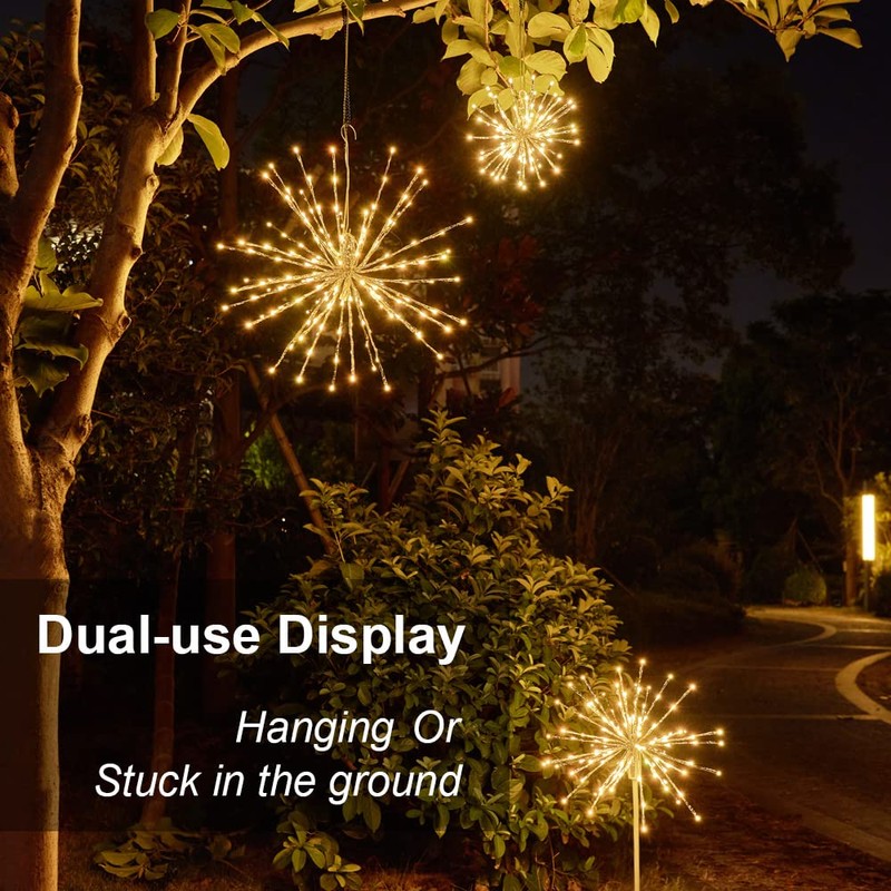 Lightshare 24" Starburst Light Lighted Ball 160 LED Firework Lights