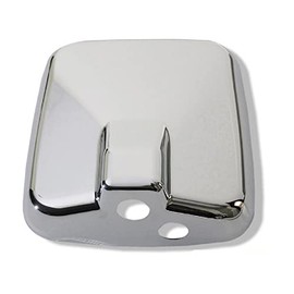 Plated Undermirror Cover for Large Cars (Single Piece), Square [MADMAX] (Truck/Truck Parts)