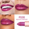 Oulac Violet Shimmer Lipstick for Women-Moisture Tinted Lip Balm for