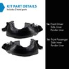 TRQ TRQ Front Inner Fender Liner Set Compatible with 1999-2004
