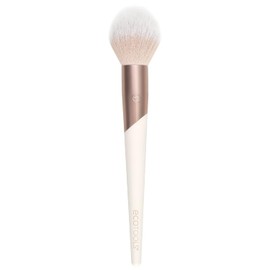 EcoTools Luxe Plush Powder - Brocha de maquillaje en polvo para rubor y bronceador, brocha de maquillaje premium respetuosa con el medio ambiente, rosa, lujosa y glamurosa, 1 unidad