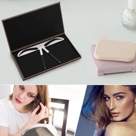 Eyebrow Stencils for Beginners, Reusable Eyebrow Ruler Women Eyebrow Drawing Card Positioning Balance Measuring Tool DIY Makeup Eyebrow Tools (Classic Eyebrow)