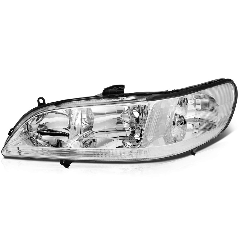ROADFAR For Honda Accord 1998-2002 Replacement Chrome Housing Clear Reflector