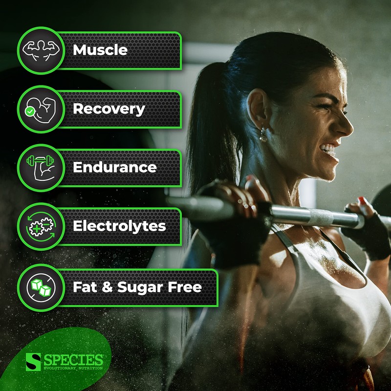 Species Nutrition Amino Evolved EAA & BCAA Powder, Fermented Branched