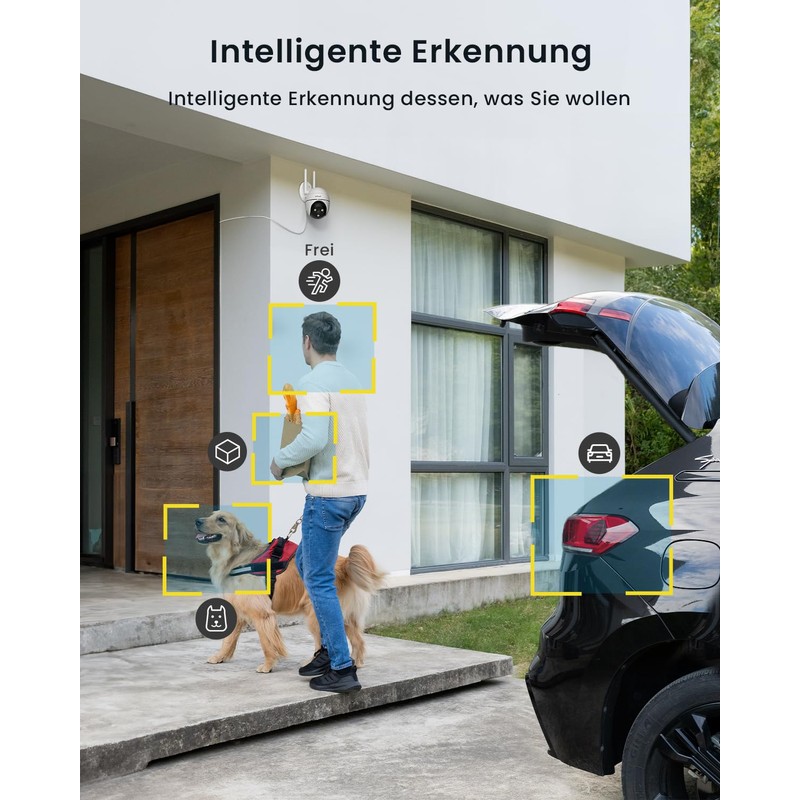 ieGeek 2K Outdoor WiFi Surveillance Camera, PTZ Outdoor IP Camera