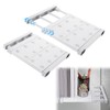 Synpinya 2 Pcs School Locker Shelf Organizer - Adjustable Locker