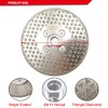 DT-DIATOOL 4-1/2 Inch Diamond Blade for Cutting and Grinding Single