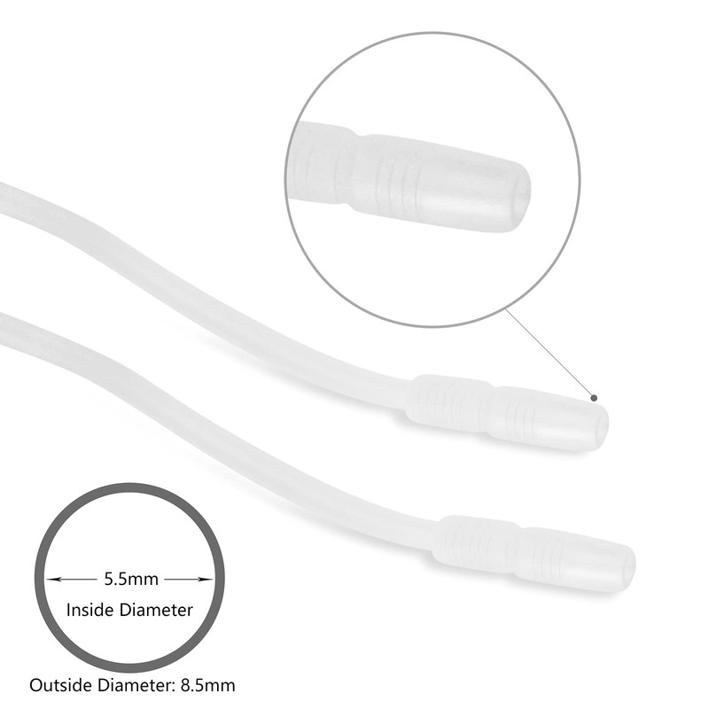Vacuum Therapy Machine Accessories, Yofuly Premium Silicone Y-Type Hose Tubing