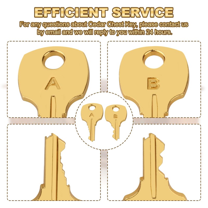 2 Cedar Chest Key Replacement Lane Cedar Chest Key, Fits
