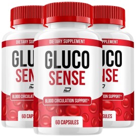 GlucoSense (3 Pack) GlucoSense Capsules – Gluco Sense All Natural Glycogen Support