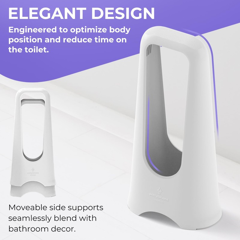 Potty Logic Potty Nirvana Hand Device to Enhance Bowel Movement,