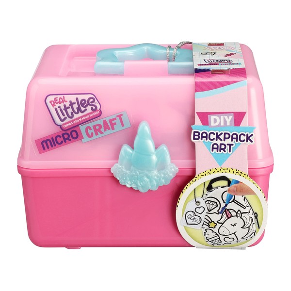 REAL LITTLES - Mini Craft Box - Collect 6 Different Projects to Make with Micro Working Accessories Inside! Styles May Vary and Each Craft Sold Separately, Small, Multicolor, 1 Pack